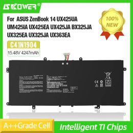 Batteries Skower C41N1904 Batterie d'ordinateur portable pour Asus ZenBook 14 UX425UA UM425IA UX425EA UX425JA BX325JA UX325EA UX325JA C41N19041 Baterias