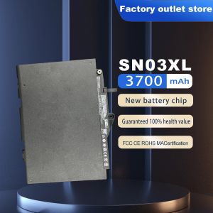 Batteries SN03XL Batterie pour ordinateur portable pour HP EliteBook 820 725 G3 G4 Series