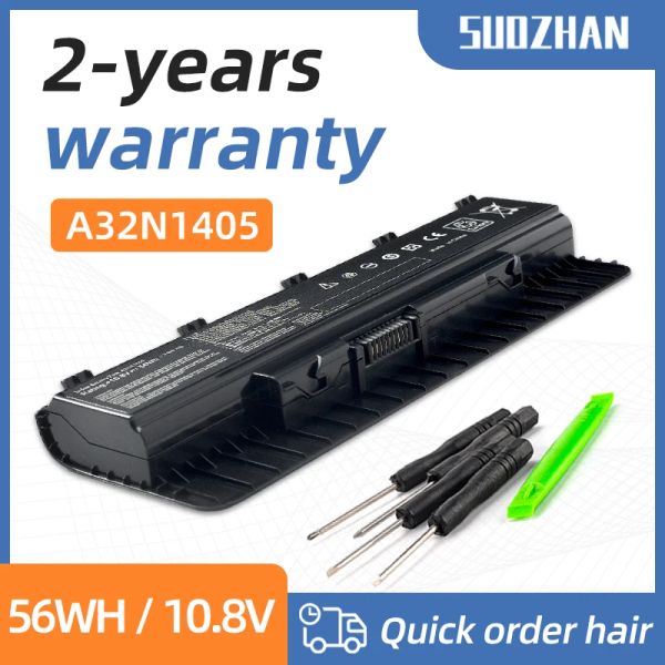 Batteries Suozhan A32N1405 Batterie d'ordinateur portable pour ASUS ROG N551 N751 N751JK G551 G771 G771JK GL551 GL551JK GL551JM G551J G551JK G551M G551JW