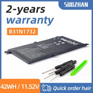 Batteries SUOZHAN B31N1732 Batterie d'ordinateur portable pour Asus Vivobook X430UA X430UF X430UN X430FA X430FN X571G X571LH X571GT B31N1732 Pâte d'ordinateur portable