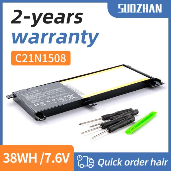 Batteries Suozhan C21N1508 Batterie d'ordinateur portable pour ASUS X456U X456UA X456UB X456UF X456UJ X456UR X456UV A456U F456U F456UV K456U R457U 38W