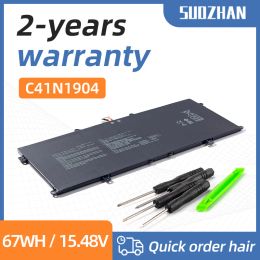 Batteries Suozhan C41N1904 C41N19041 Batterie d'ordinateur portable pour ASUS ZENBOOK 14 UX425UA UM425IA UX425EA UX425JA BX325JA UX325EA UX325JA UX363EA