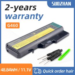 Batteries Suozhan L09S6Y02 Batterie d'ordinateur portable pour Lenovo IdeaPad G460 G470 G570 G560 V360 V370 V470 Z460 Z465 B470 B570 L09L6Y02 4400mah