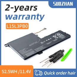 Batterijen Suozhan L15L3PB0 Laptop Batterij voor Lenovo Flex 5 1470 1570 IdeaPad 520S14IKB YOGA 52014IKB L15M3PB0 L15C3PB1 LIION Batterij