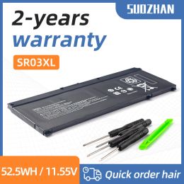 Batteries Suozhan SR03XL L089342B1 L08855855 Batterie d'ordinateur portable pour HP Omen 15CE, 17CB0052TX PAVILION GAMING 15CX0096TX, CX0006NT