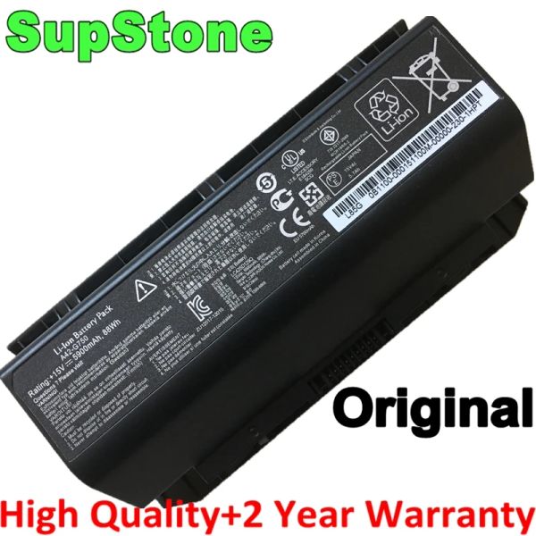 Batteries Supstone authentique d'origine A42G750 Batterie d'ordinateur portable pour ASUS ROG G750 G750J G750JH G750JM G750JX G750JS G750JW G750JZ CFX70 CFX70