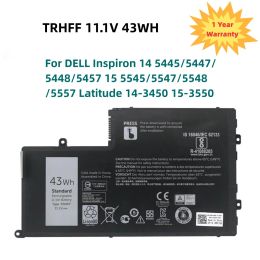 Batteries TRHFF Batterie pour Dell Inspiron 14 5445/5447/5448/5457 15 5545/5547/5548/5557 Latitude 143450 153550 ordinateur portable 11.1V 43Wh