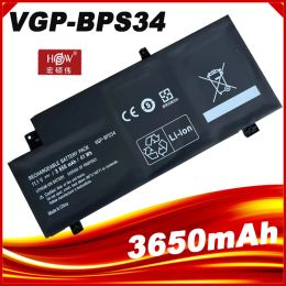 Batteries VGPBPS34 BPS34 Batterie d'ordinateur portable pour Sony pour Vaio Fit 15 Touch SVF15A1ACXB SVF15A1ACXS Bateria
