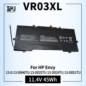 Batteries VR03XL VR03 Batterie d'ordinateur portable pour HP ENVY 13D 13D000 13D010NR 13D008NA 13D053S3 13D040WM 13D049TU 13D040NR 13D010NR