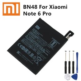 Baterías Xiaomi Batería BN48 4000MAH Batería de reemplazo de alta calidad para Xiaomi Redmi Note 6 Pro +Herramientas