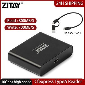 Batteries Zitay Cfexpress Type A Lecteur de carte USB 3.1 Gen2 Adaptateur de carte mémoire 10Gbps pour Sony FX6 FX3 A7S3 A1 R5 Z6 Z7 S1R 1DX3