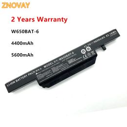 Batteries Znovay W650BAT6 Batterie d'ordinateur portable pour Clevo W650DC W650RB W650RC W650RC1 W650RN 687W650S4D7A2 Batterie de carnet