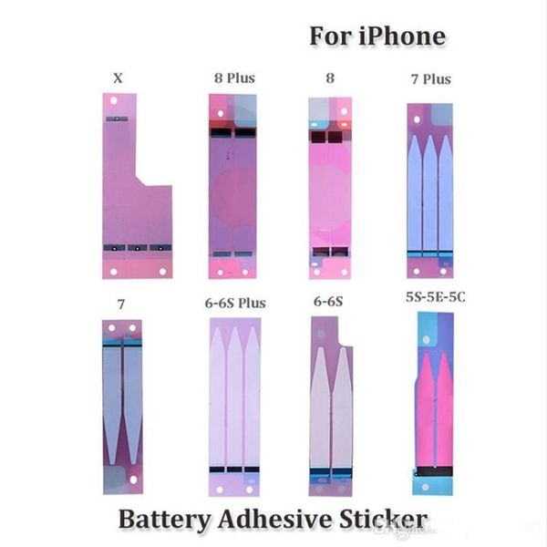 Batterie Adhésif Colle Bande Bande Autocollant Pièces De Rechange Pour iPhone 6plus 6s 6S Plus 7 7 PLUS 8 X XS XR