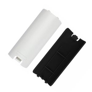 Coque de couverture de la batterie Coquille pour Nintendo Wii Télécommande Noir Blanc Couleur Haute Qualité