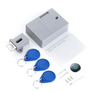 Batterie IC Card Capteur Dusitoir Intelligent Smartlock DIY Invisible Hidde Digital Lock sans trou de perforation