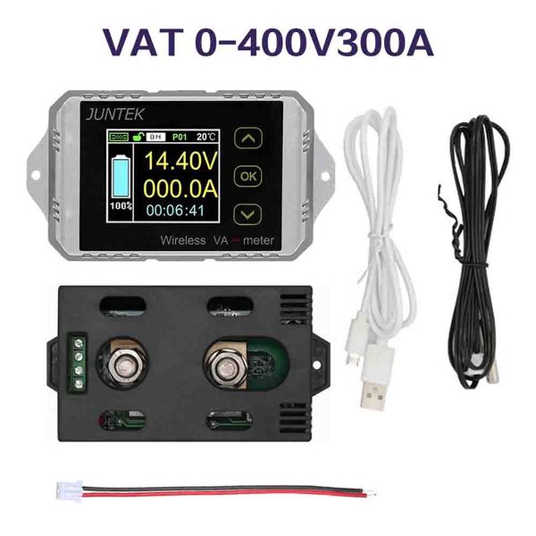 Moniteur de batterie, coulombmètre, indicateur de capacité, testeur de batterie, tension, compteur de courant, tva 0-400V300A