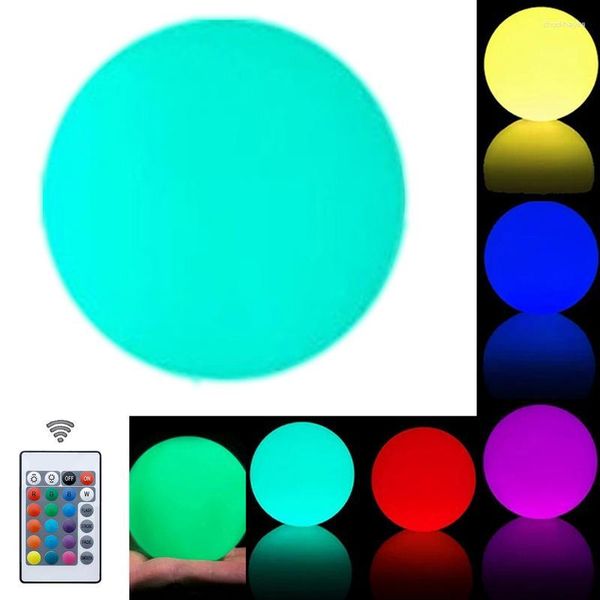Luces flotantes con pilas Bola brillante de piscina de 3,15 pulgadas Resplandor cambiante de color colorido