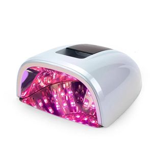 Lampe à ongles Rechargeable alimentée par batterie avec fond de miroir sèche-vernis Gel sans fil lumière UV pour ongles LED sans fil 240111