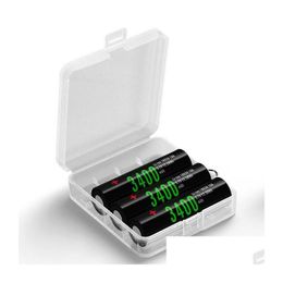 Batterij opbergboxen behuizers houder plastic draagbare koffers passen 4x of 4x18350 CR123A 16340 batterijen drop levering elektronische dhmjz