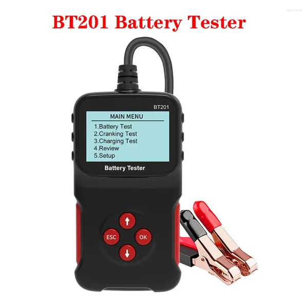 Testeur de batterie Auto Car Scanner Support 6 Langues Test de diagnostic de langues Test de charge de chargement multi-fonction