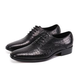 Batzuzhi Nouveau homme noir doux authentique seins formels business cuir chaussures mascules plates zapatos hombre