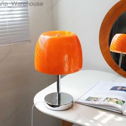 Bauhaus Tafellamp Retro Amerikaanse Woonkamer Eetkamerlamp Tafellamp Huis Rustig Warm Slaapkamer Bedlampje Home Decor Lamp HKD230829 HKD230829