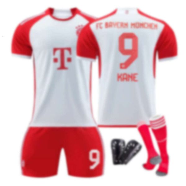 Bayern 2324 Inicio para niños Estudiantes Estudiantes de entrenamiento para adultos Deportes Kit de equipo de equipo Compra para hombres y fútbol de mujeres