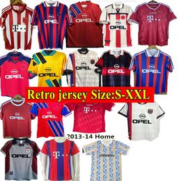 maillots rétro bayern munich 94 95 96 97 98 99 00 01 MARADONA finale ELBER Pizarro SCHOLL Klinsmann Matthaus 1997 1999 Lizarazu Muller ROBBEN Schweinsteiger Klose