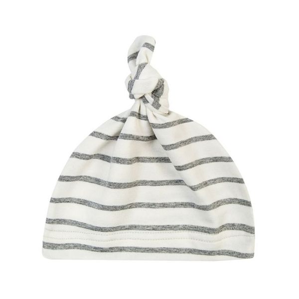 Baywell Born Baby Coton Bonnets noués Couleur unie Toddler Girls Sleep Caps 0-12M 211023