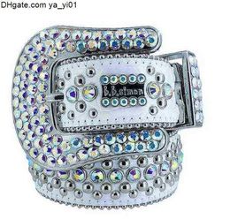 Bb 2022 Ceinture Designer Simon Ceintures pour Hommes Femmes Ceinture de diamant brillant blanc cintura uomo boosluxurygoods 0000