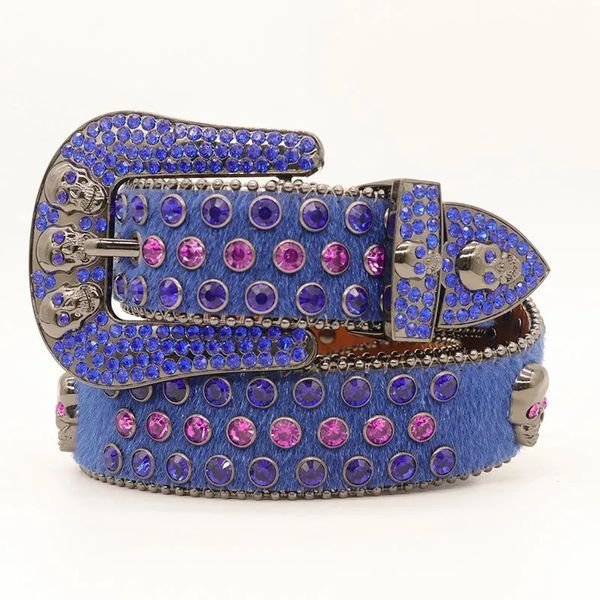 Bb 2022 Ceinture Designer Simon cintura uomo Ceintures pour Hommes Femmes Ceinture en diamant brillant blanc cintura luxe bonne ceinture Noir blanc rouge bleu multicolore cadeau ceintures