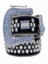 Bb Riem 2022 Designer Simon Riemen voor Mannen Vrouwen Glanzende diamanten riem wit cintura uomo boosluxurygoods 1030 155729522