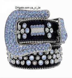 Cintura Bb 2022 Designer Simon Cinture per uomo Donna Cintura con diamanti lucidi cintura bianca uomo boosluxurygoods 1030 158339159