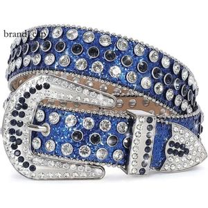 BB Belt Fashion Designer BB SIMON BELTES POUR FEMMES MEN MEN CEINTURATION DIAMOND BREAGE NOUVEAU B LETTRE LURXE BLUE BLEU BLAND MULTICOLOUR AVEC BLING RHINESTONES COMME Cadeaux d'anniversaire 6275