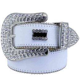 BB Belt Simon Belt voor mannen Women Glanzende diamant Multicolour met bling RhinestonesStandard -maat luxe ontwerper riem mannen feestspen gesp.
