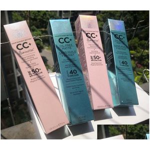 Bb Cc Creams Crème de maquillage pour le visage Votre peau mais une meilleure huile Tube vert mat Rose Sier Livraison directe Santé Beauté Dh3Dh