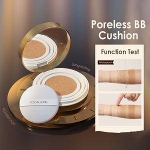 BB CC Creams FOCALLURE Poreless Air Cushion Foundation Cream Matte Concealer Whitening Make-up Cosmetische Waterproof Brighten Face Base 230725