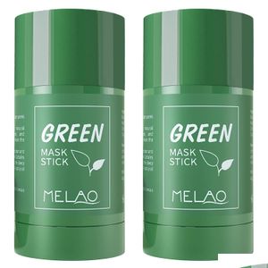 Bb Cc Creams Mererkepretty Green Tea Clay Mascarilla facial Stick Oil Control Anti-Acne 40Ml Mererke Drop Delivery Salud Belleza Maquillaje Dhdis