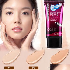 Bb Cc Creams Yanqina New 3 Colors Natural Flawless Cream Brightening Hidratante Corrector Nude Foundation Makeup Face Beauty Too Dhkmg