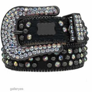 BB Designer 2022 Ceinture Simon Ceintures pour hommes Femmes Ceinture de diamant brillant Noir sur bleu blanc multicolore avec strass bling comme cadeau C1 HFBU 7IY4