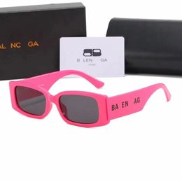 Bb Mens Sunglasses Dynasty Luxury Rectangle Fashion Designer for Woman Polarize Pink Frame Leopard Sun Glasses Beach Shade Artist Eyeglass Lady