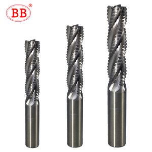 BB Rifing End Mill Moulin HSS Coupers 4 Flute de 5 mm à 45 mm Saw Blade Metal Machinage Inch ISO 6 mm 8 mm 10 mm 12 mm 16 mm