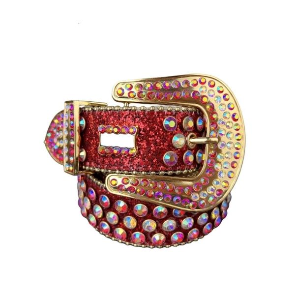 Bb Simon Ceinture Designer Top Qualité 4.0 Aiguille Boucle Bb Ceinture Cool Strass Ceintures Conçu Pour Les Femmes Et Les Hommes Comme Cadeau D'anniversaire