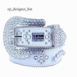 Bb Simon Belt Luxe Bb Ceinture De Luxe Sangle Hommes Femmes Strass Designer Ceinture Bb Western Bling Bling Cristal Diamant Clouté Ceintures 6170