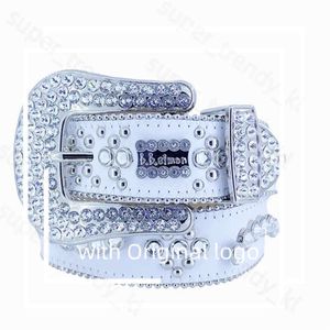 BB Simon Belt Luxury strap Men Women Riinestones Designer Belt Western Bling Bling Crystal BB Belt Diamond Harajuku Y2K Fahsion Studded Belt Bag 342