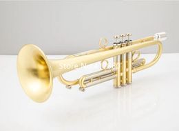 Bb Trompet Messing Echte foto's Professionele muziekinstrumenten met koffer Gratis verzending