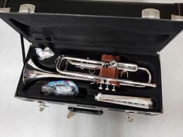 BB Trompet YTR-2335S Hoge kwaliteit Verzilverd B Platte Professionele Trompet Top Muziekinstrumenten Messing Bugle Trumpete