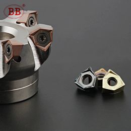 BB WNMU Carbide Insert Holder MFWN Face Shell Mill CNC Indexable Free Tool Fast Feed Hexagonal Cutting WNMU08