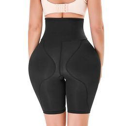 BBL Shorts Shapewear Butt Lifter Controle Slipje Body Shaper Fake Pad Foam Padded Hip Enhancer Vrouwelijke Zandloper 240113