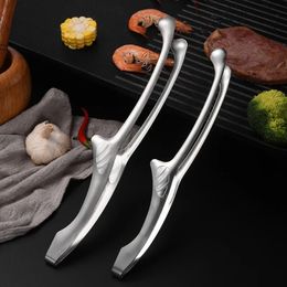 BBQ Food Tongs Clips de barbecue coréen Cuisine en acier inoxydable Chief Cuisine Pain Bauke